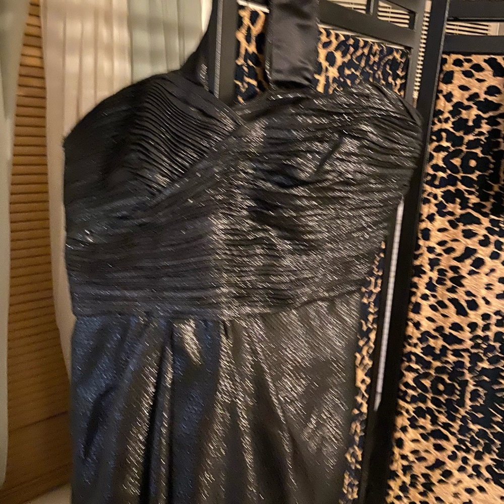 Black long evening gown